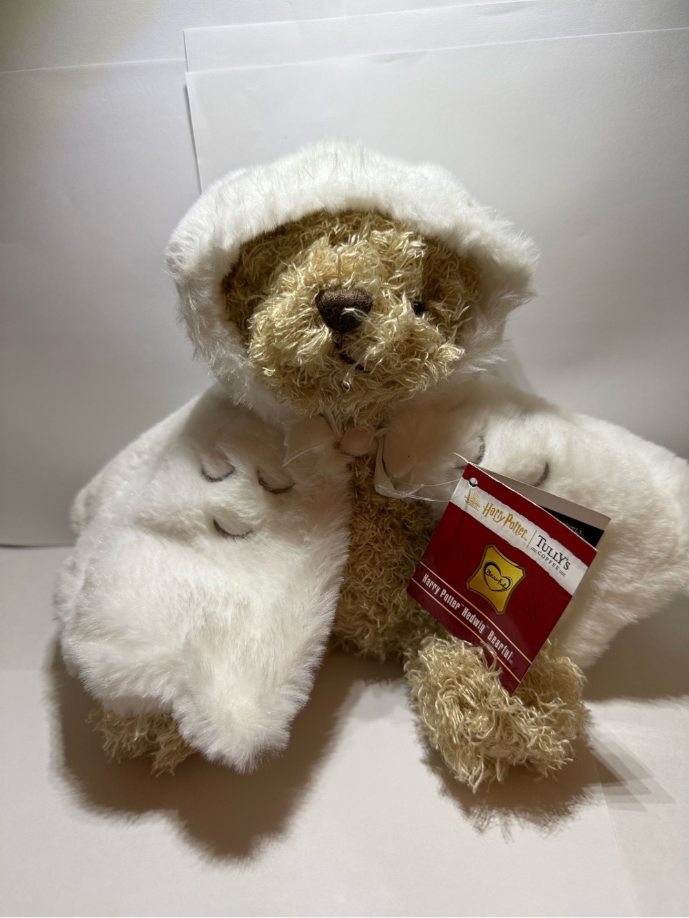 Rare! NWT- Tully's Coffee Harry Potter Hedwig Bearful.  Stuffy, Import, Owl